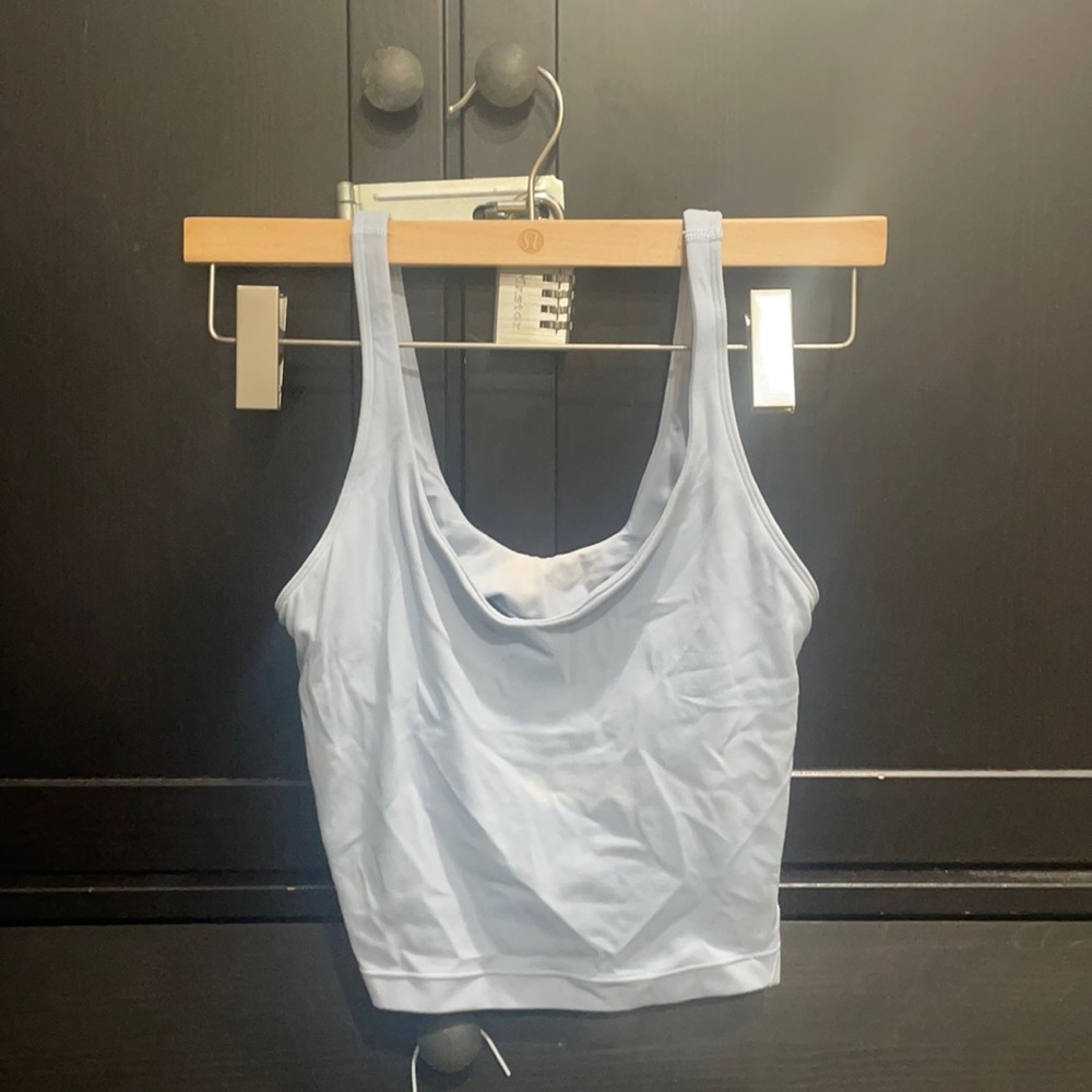 light blue align tank